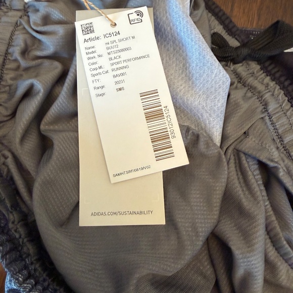 NWT Adidas Energy Running Shorts (2) with Climalite technology, Size Medium - Picture 10 of 14